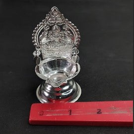 Pure Siver Kamakshi Diya 20gm - By Mahita Collections